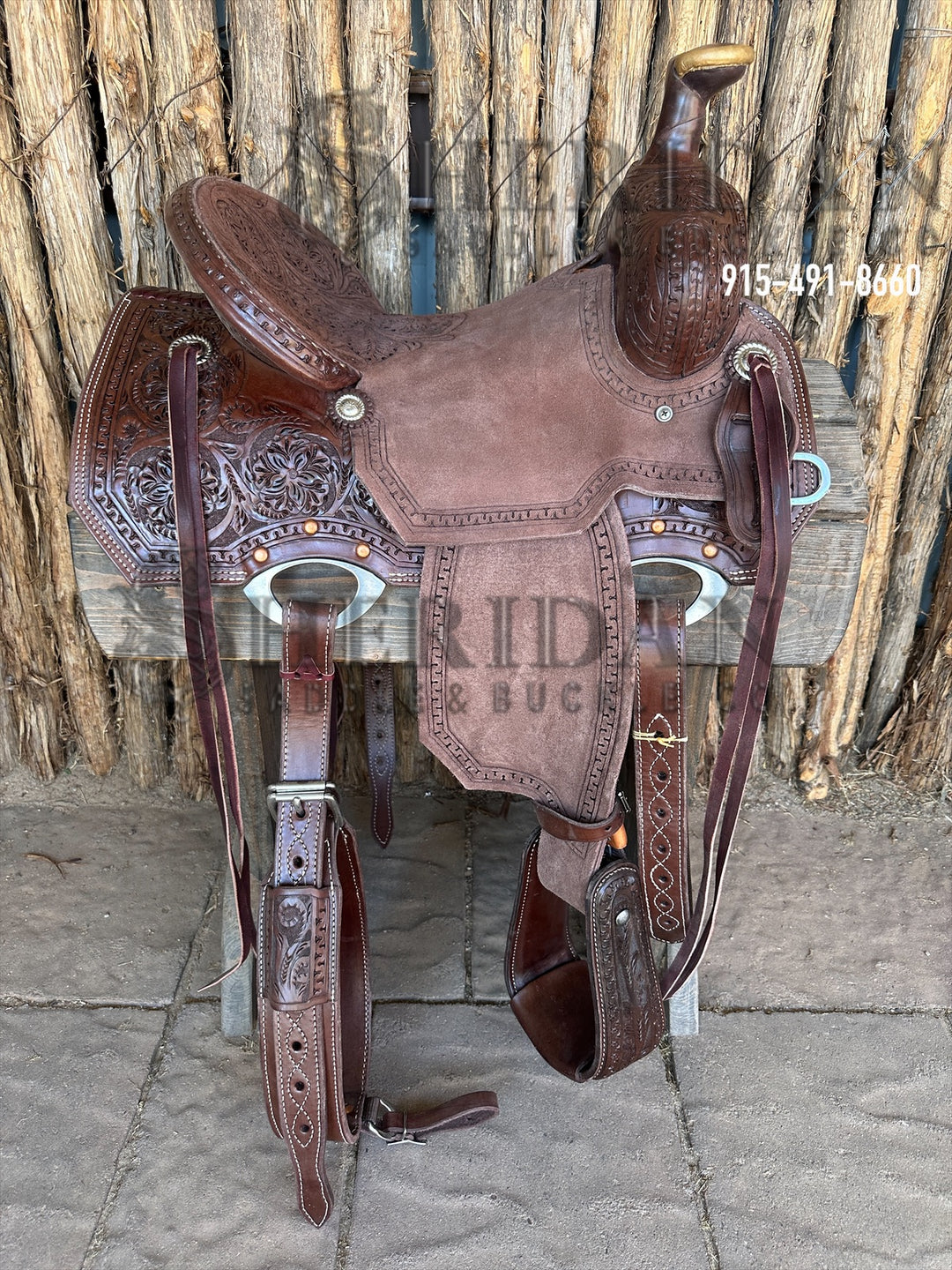 Sheridan Lady Ranch Saddle Single Skirt Chocolate