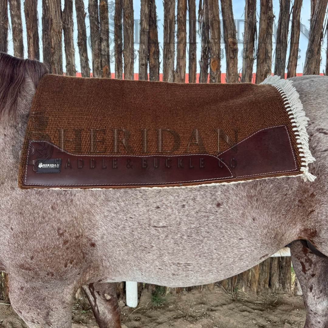 Chestnut Brown Sheridan Soft Wool Blanket