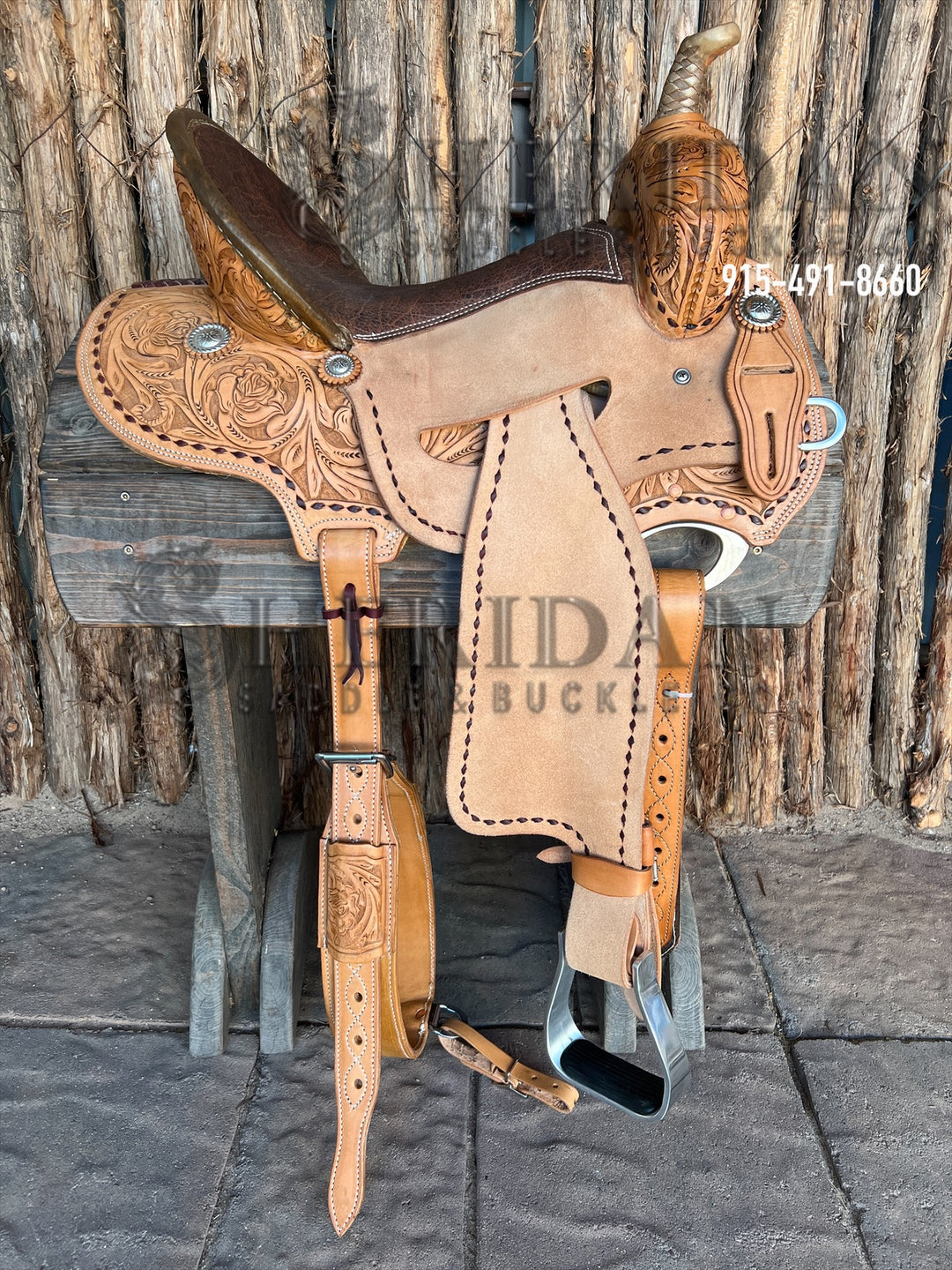Sheridan Barrel Racing Saddle Authentic Rose