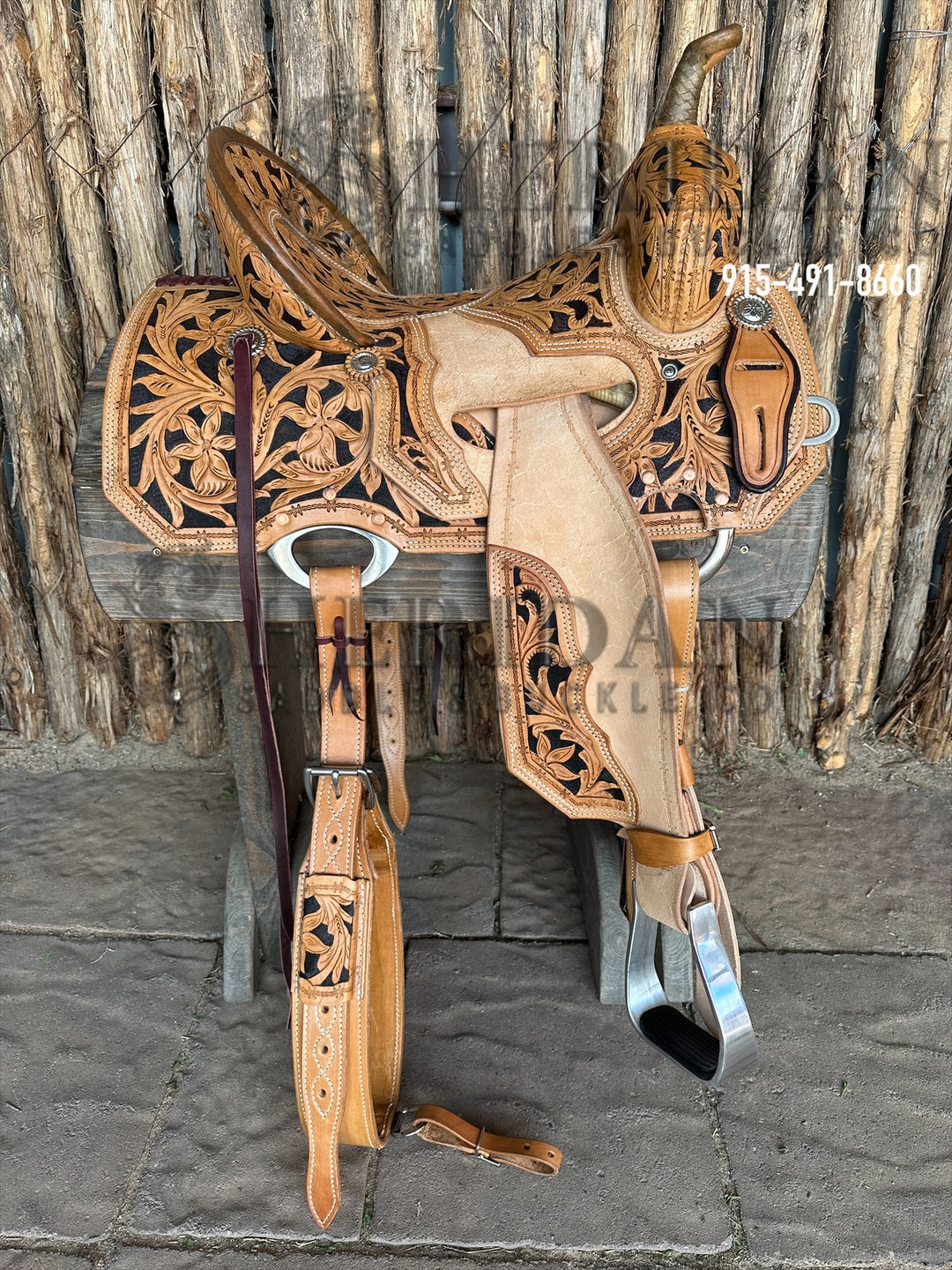 Sheridan Barrel Racing Saddle Sewn on Tooling