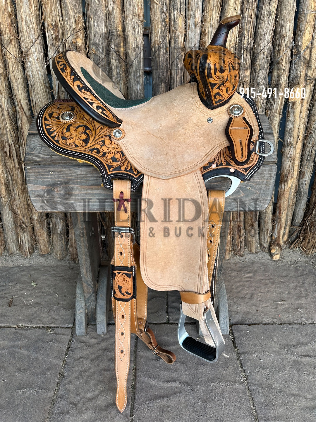 Sheridan Barrel Racing Saddle Bear Trap Swells