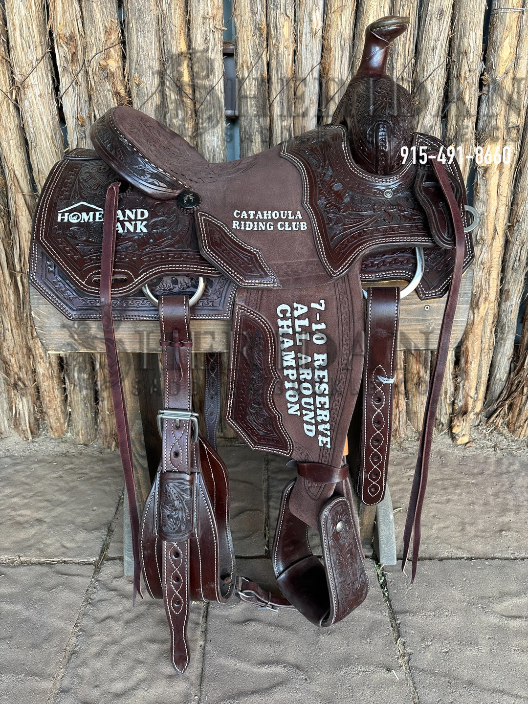 Sheridan Breakaway Saddle Chocolate Sewn On Tooling