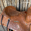 Load image into Gallery viewer, Sheridan Team Roping Saddle Full Tooled Buckstitch