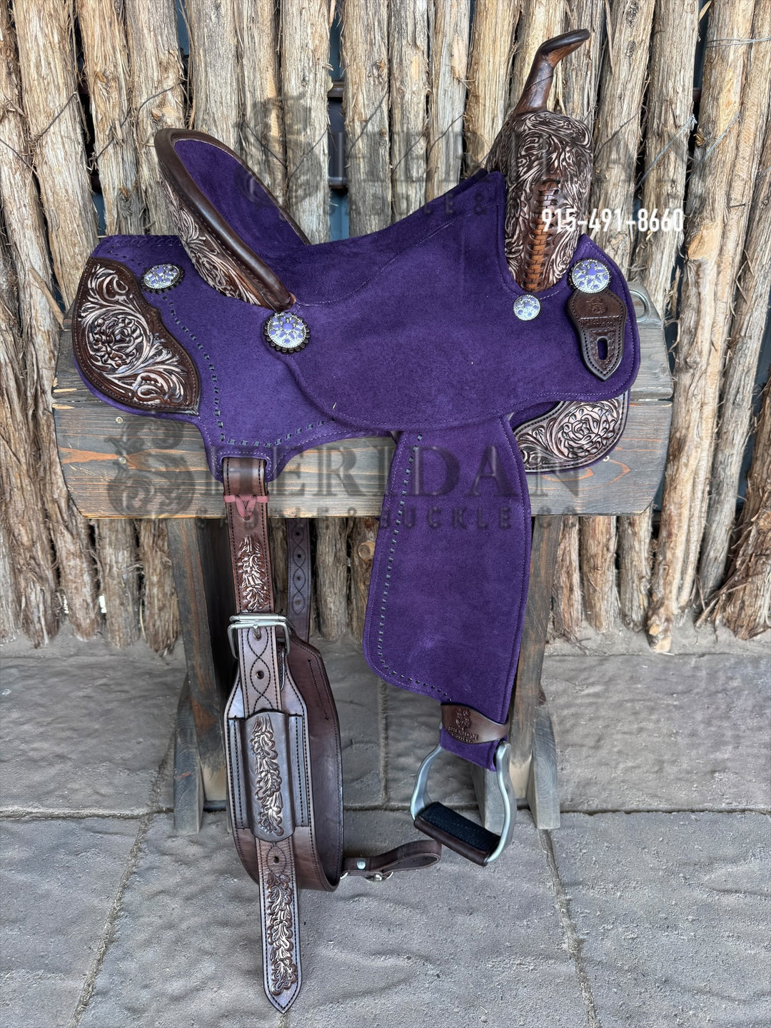 $1,225 - 14.5" Sheridan AirLite Barrel Racing Saddle 20lbs