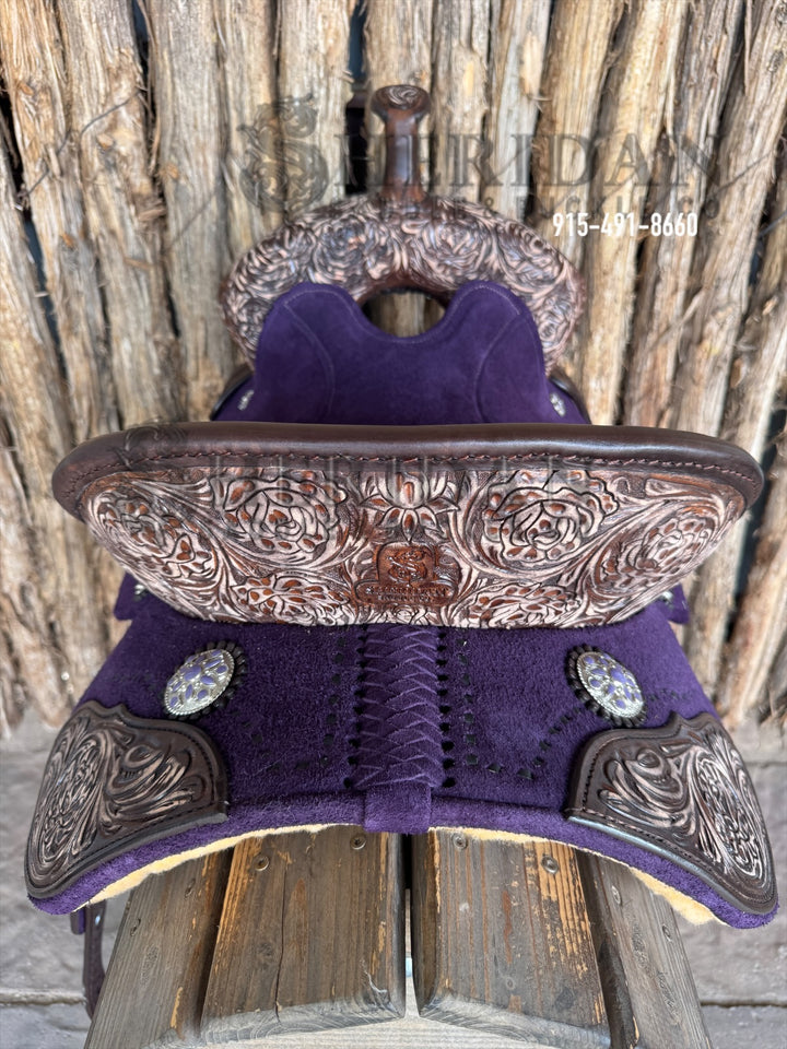 $1,225 - 14.5" Sheridan AirLite Barrel Racing Saddle 20lbs