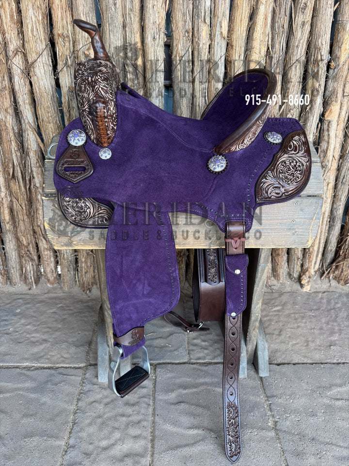 $1,225 - 14.5" Sheridan AirLite Barrel Racing Saddle 20lbs