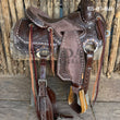 Load image into Gallery viewer, Sheridan Team Roping Saddle Chocolate/In Seat Rig