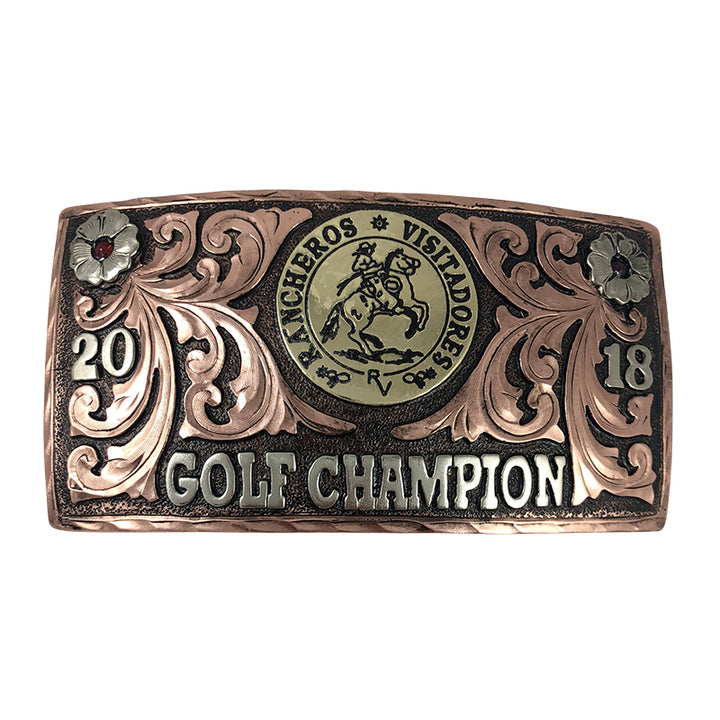 Golf Box Style Sports Buckle