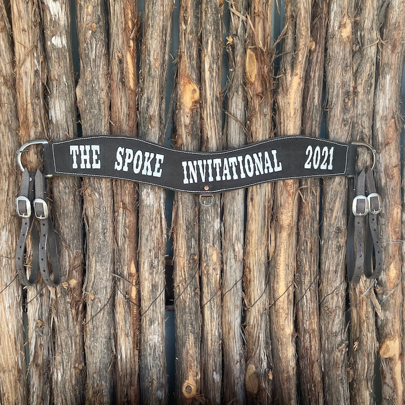 Heavy Duty Tripper Breast Collar Chocolate Full Rougout