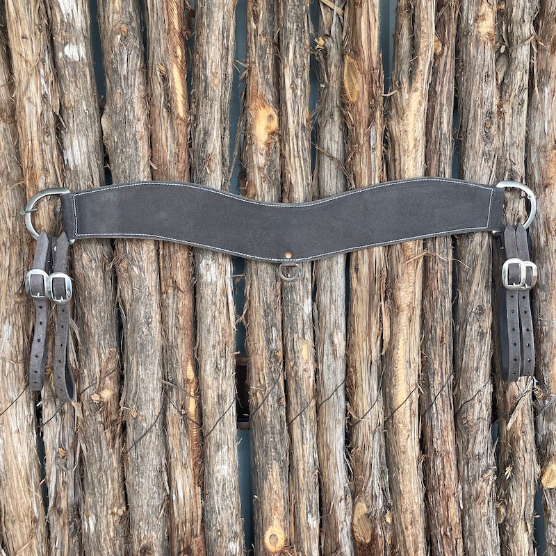 Heavy Duty Tripper Breast Collar Chocolate Full Rougout