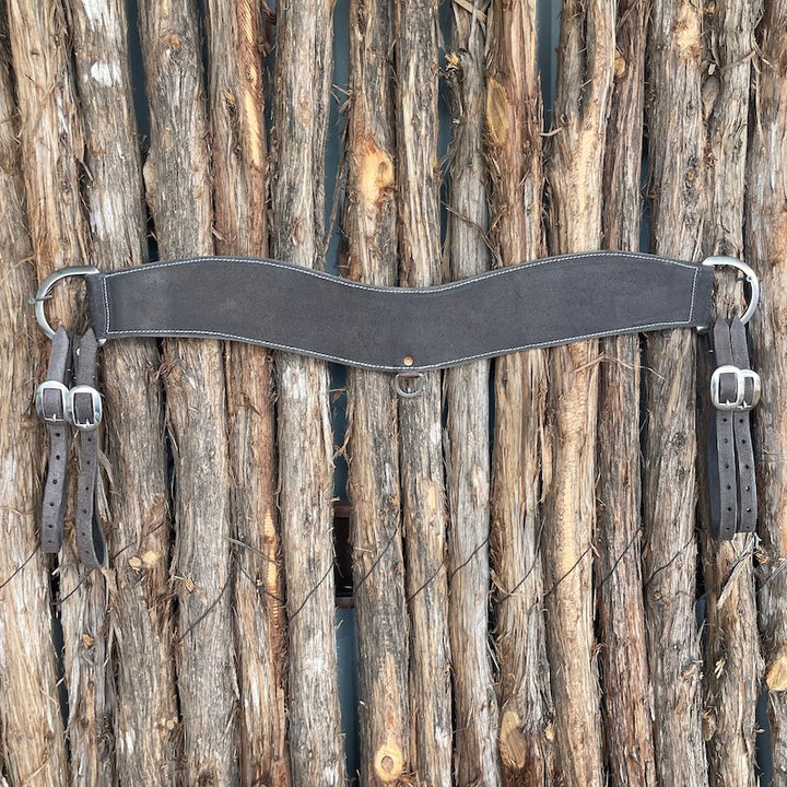 Heavy Duty Tripper Breast Collar Chocolate Full Rougout