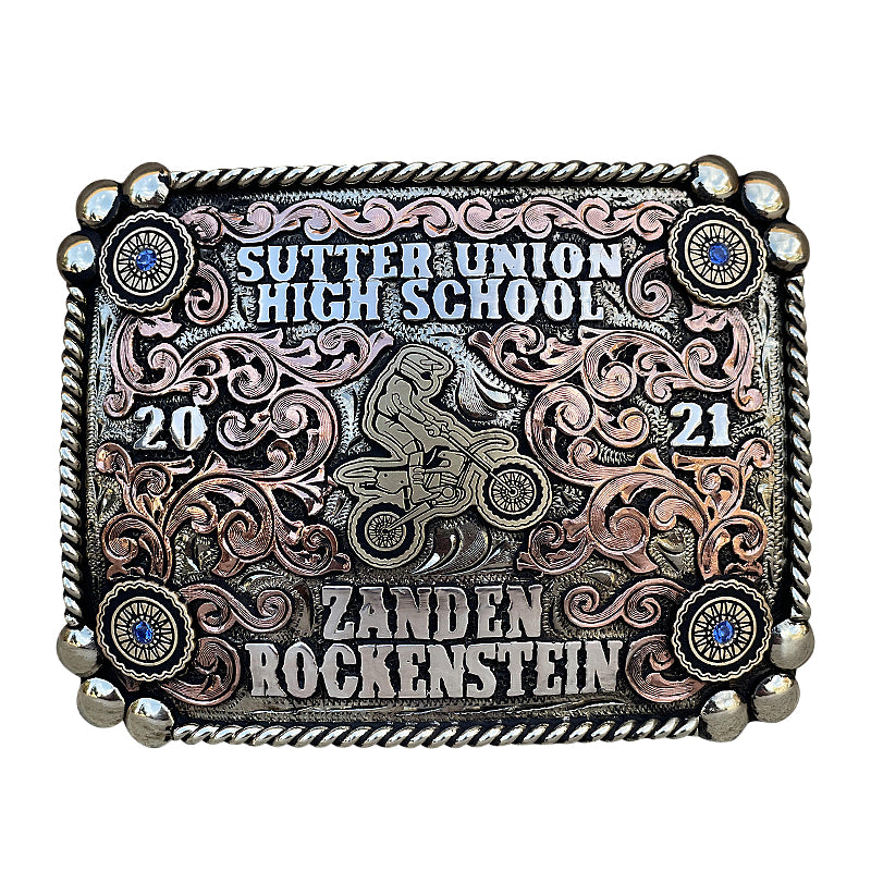 Motocross Sports Buckle
