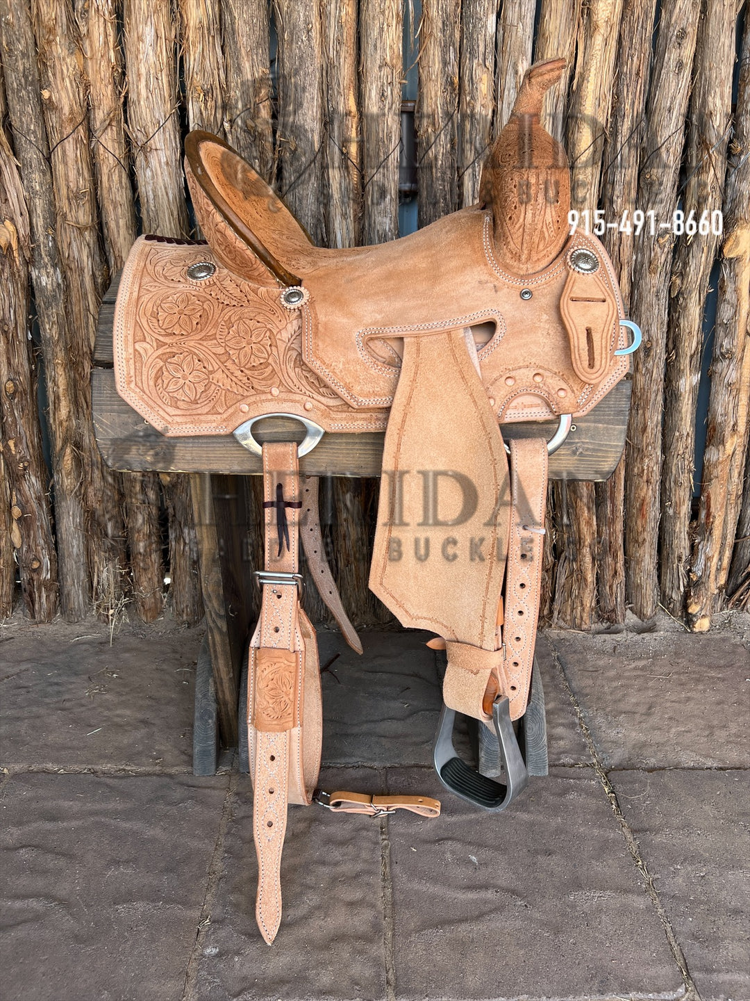 Sheridan Barrel Racing Saddle Full Roughout