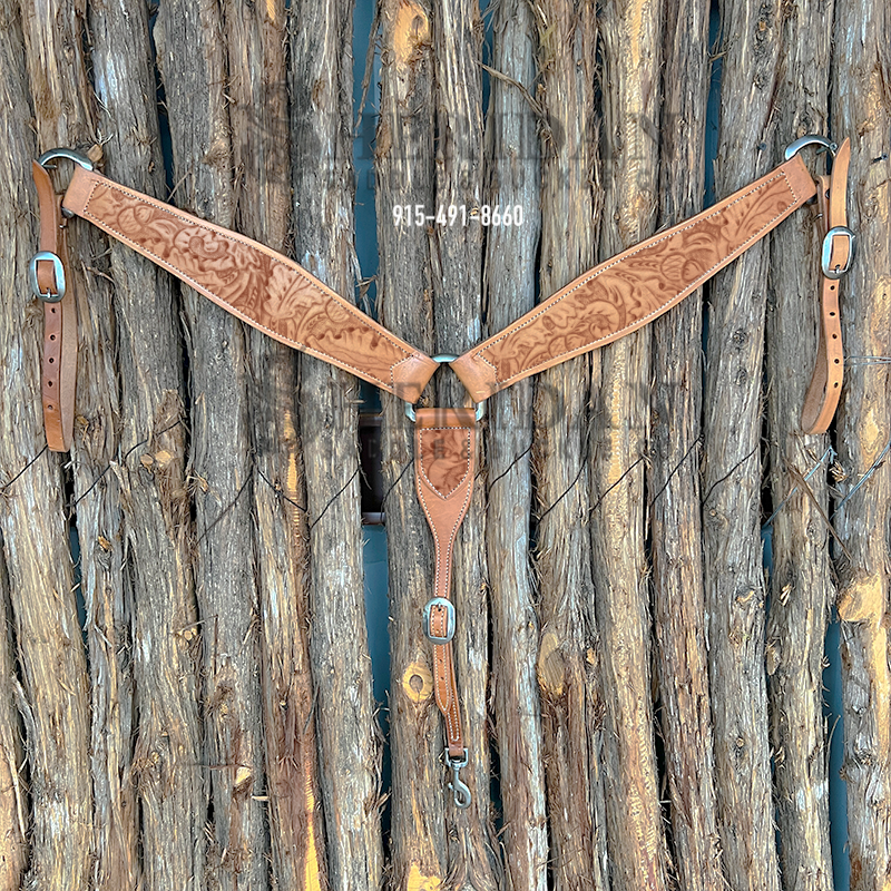 Heavy Duty 3-Piece Breast Collar - Acorn