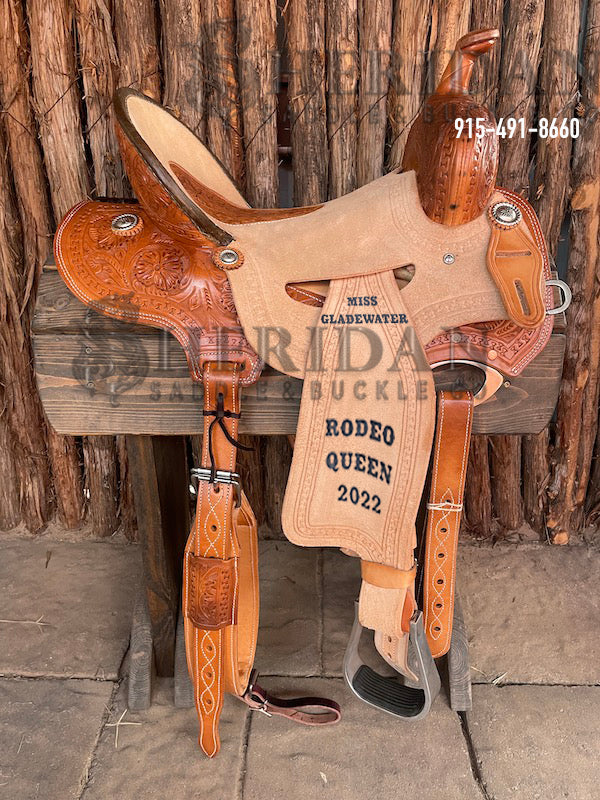 Sheridan Barrel Racing Saddle In Seat Rig