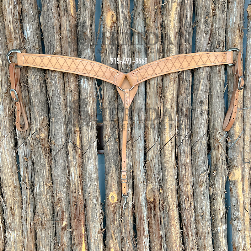 Light Duty 3-Piece Barrel Breast Collar- Diamond