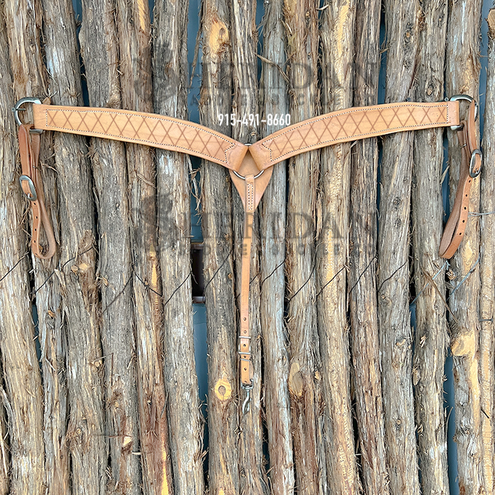 Light Duty 3-Piece Barrel Breast Collar- Diamond