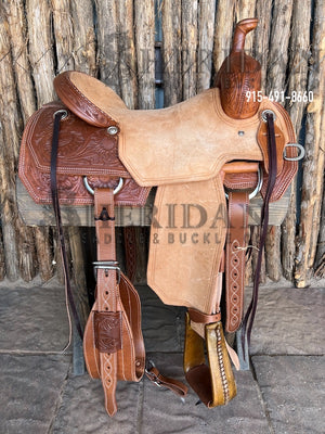 Sheridan Ranch Cutter Saddle Sunflower/45/Hard Seat