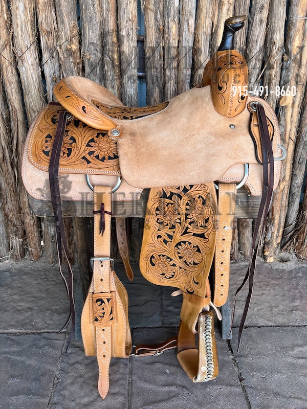 Sheridan Ranch Cutter Saddle Sunflower