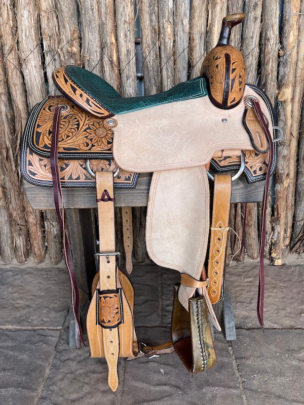 Sheridan Ranch Cutter Saddle Sunflower