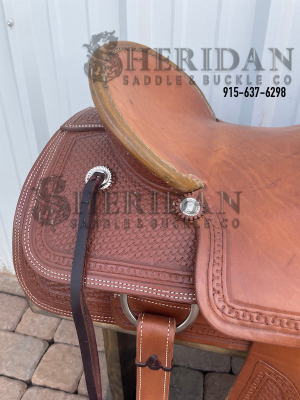 Sheridan Ranch Saddle Smooth Basket