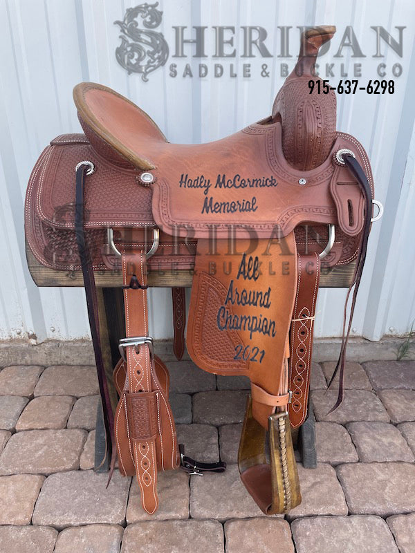 Sheridan Ranch Saddle Smooth Basket