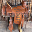 Load image into Gallery viewer, Sheridan Ranch Saddle Smooth Sunflower/Padded Seat