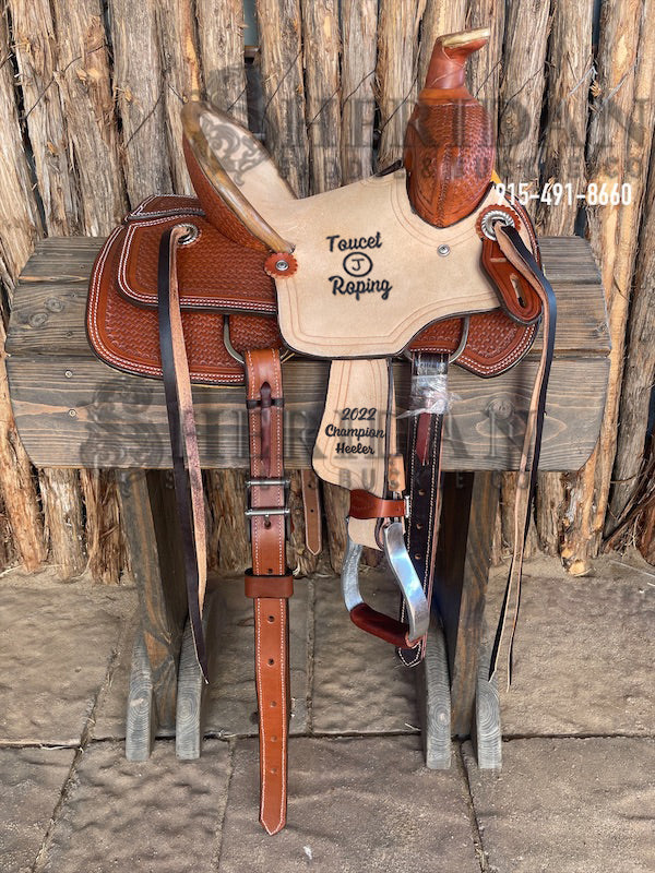 10" Sheridan Youth Ranch Saddle Basket/Pencil Roll