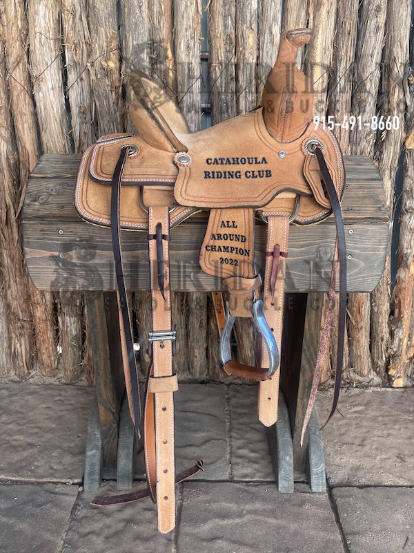 10" Sheridan Youth Ranch Saddle Full RO/Pencil Roll