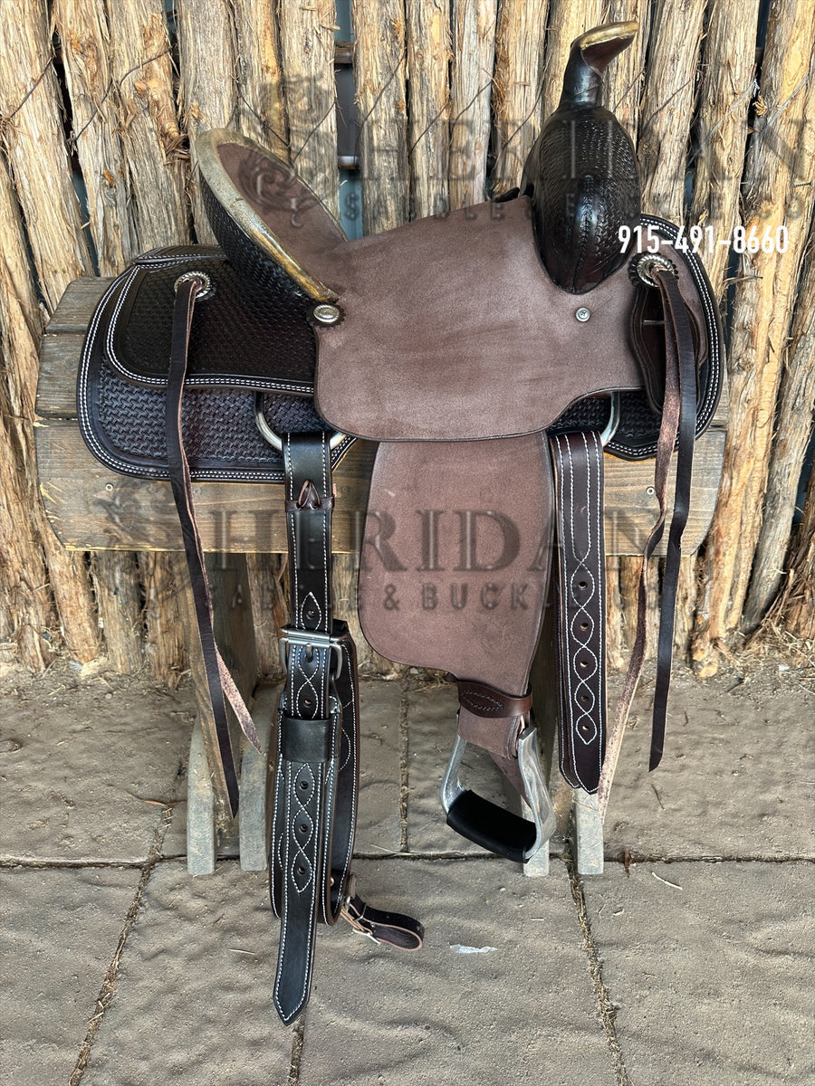 13" Sheridan Youth Ranch Saddle Chocolate