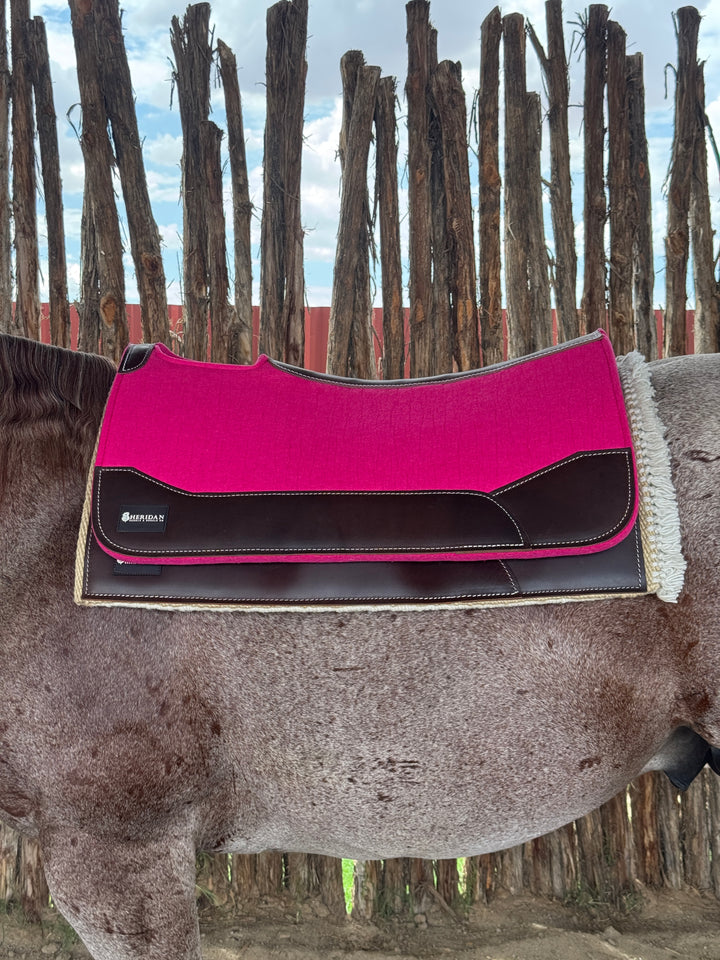 Pink Contoured Felt Pad Blanket