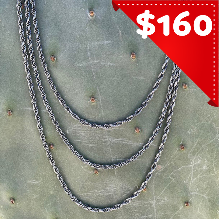 Addon: Sterling Silver Rope Chain