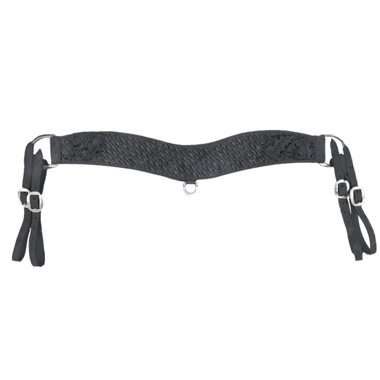 Tripper Breast Collars - Black Roughout Breast Collar