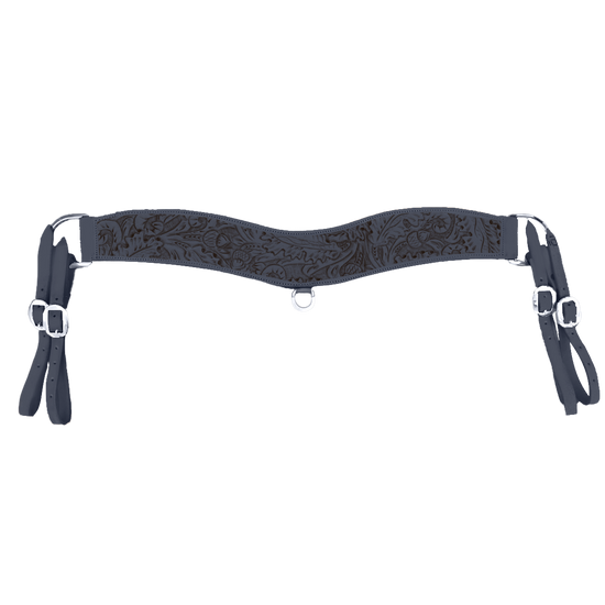 Tripper Breast Collars - Black Smooth Breast Collar