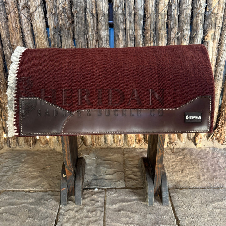 Burgundy Sheridan Soft Wool Blanket