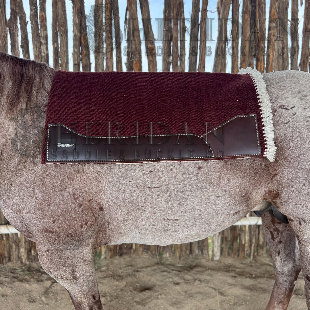 Burgundy Sheridan Soft Wool Blanket