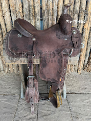 Sheridan Breakaway Saddle Chocolate Roughout