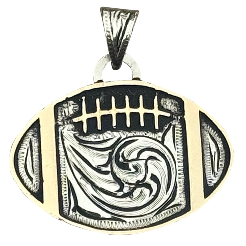 Custom Football Pendant