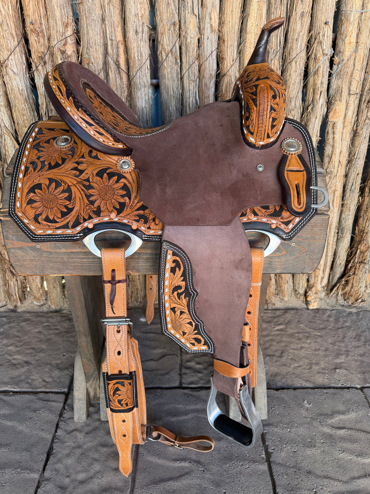 $1,140 - 14.5" Sheridan Barrel Racing Saddle Spinal Relief