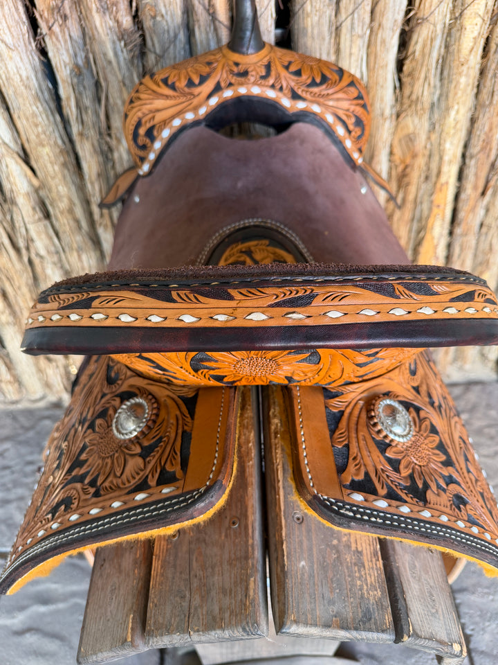 $1,140 - 14.5" Sheridan Barrel Racing Saddle Spinal Relief