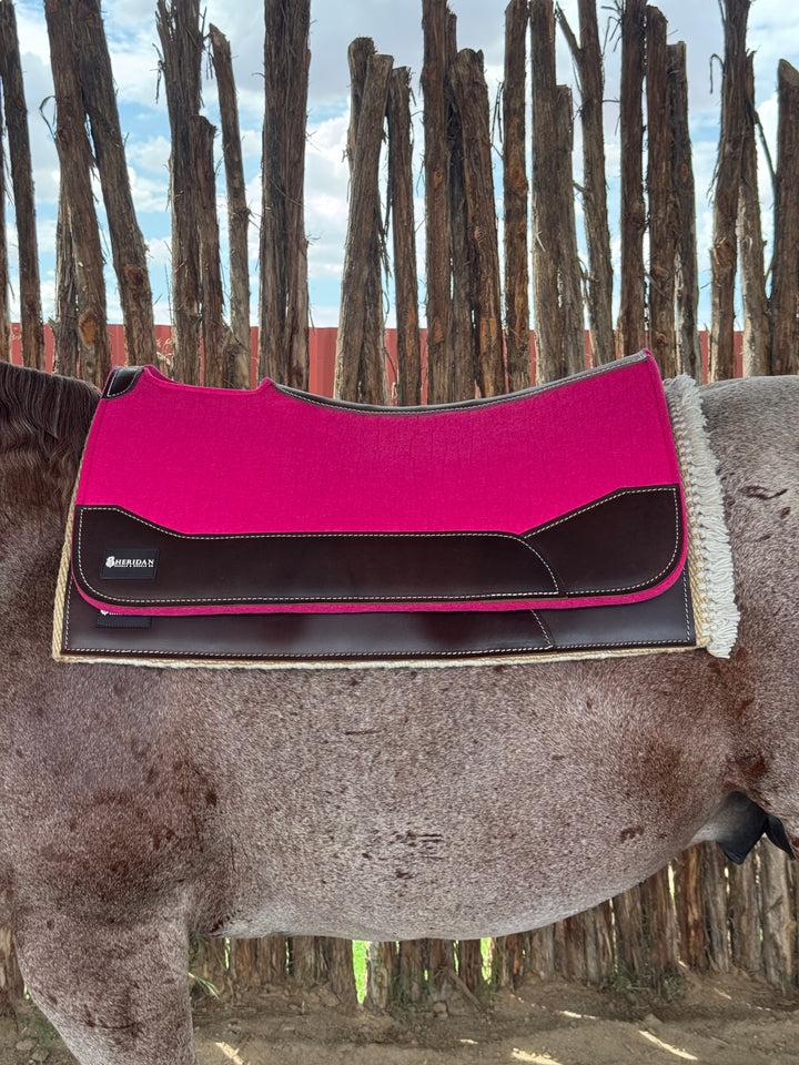 Pink Contoured Felt Pad Blanket