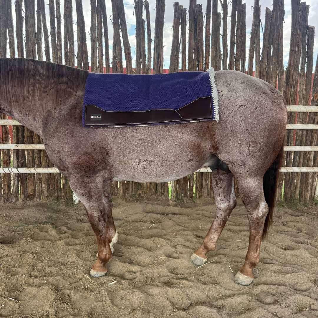 Purple Sheridan Soft Wool Blanket