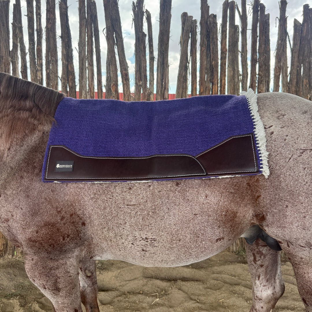 Purple Sheridan Soft Wool Blanket