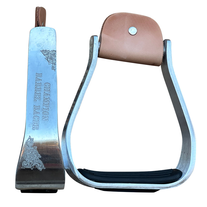 Trophy Barrel Racing Stirrups