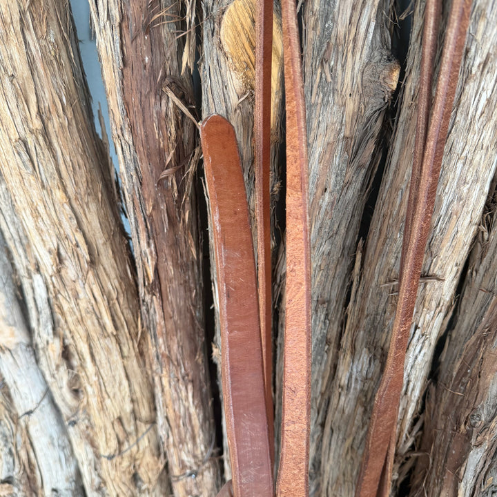Ready to Ship Leather Tappered Reins 8ft