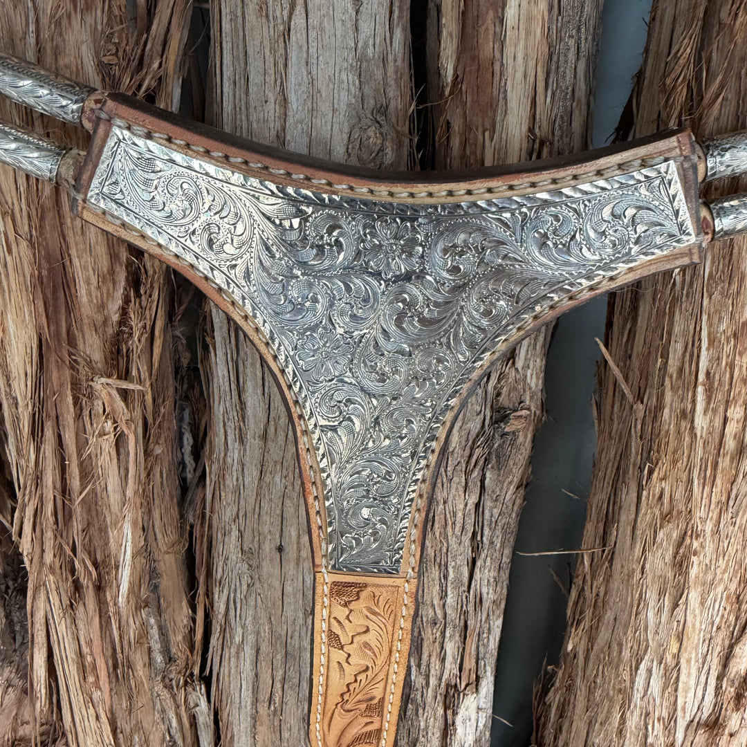 Ready to Ship Breast Collar Sterling SIlver