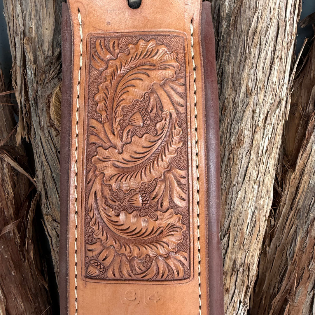 Ready to Ship Leather Frontcinch Acorn