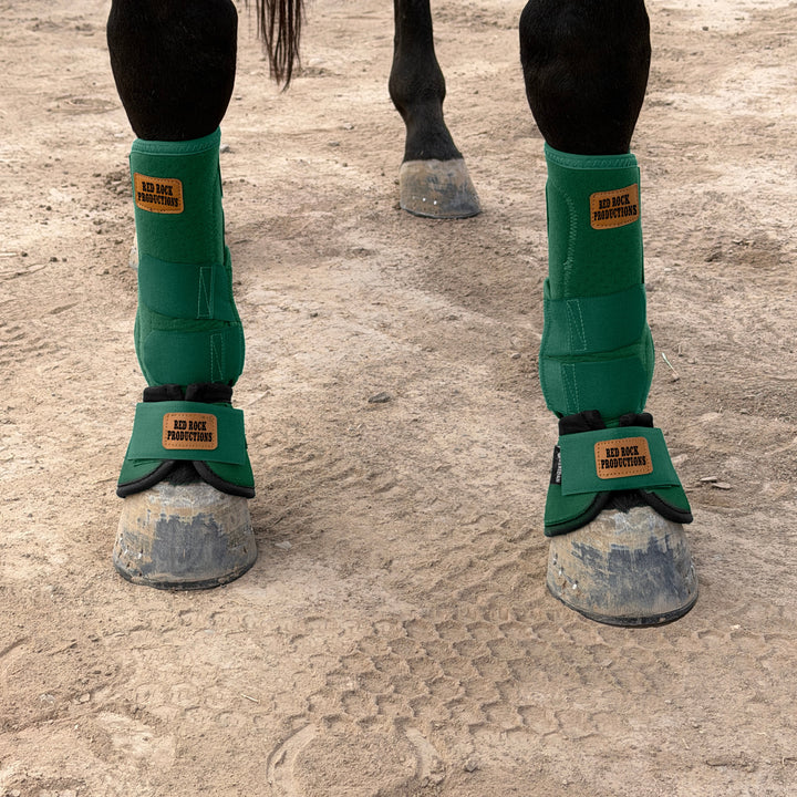 Green Splint Boots Trophy Medium