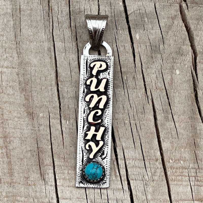 In-Stock Punchy Necklace Turquoise Stone