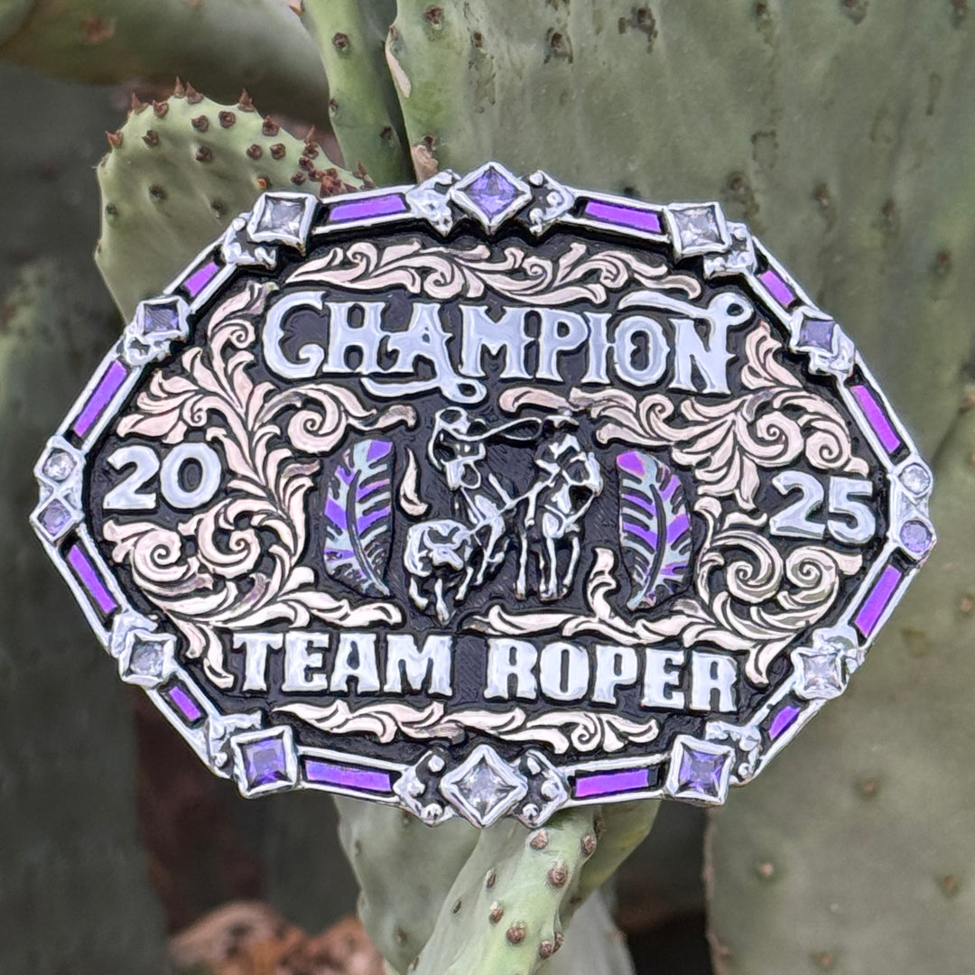 In-Stock Champion Team Roper  (3"x4.5")